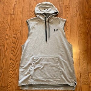Under Armour Sleeveless Hoodie, Grey